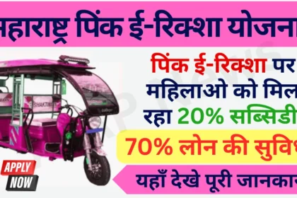 Maharashtra Pink E-Rickshaw Yojana 2024